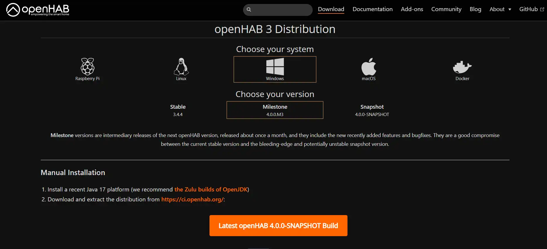 OpenHAB 4 - Aggiornamento diretto a Java 17 e OPENHAB 4 M3 su WINDOWS - Home Automation System