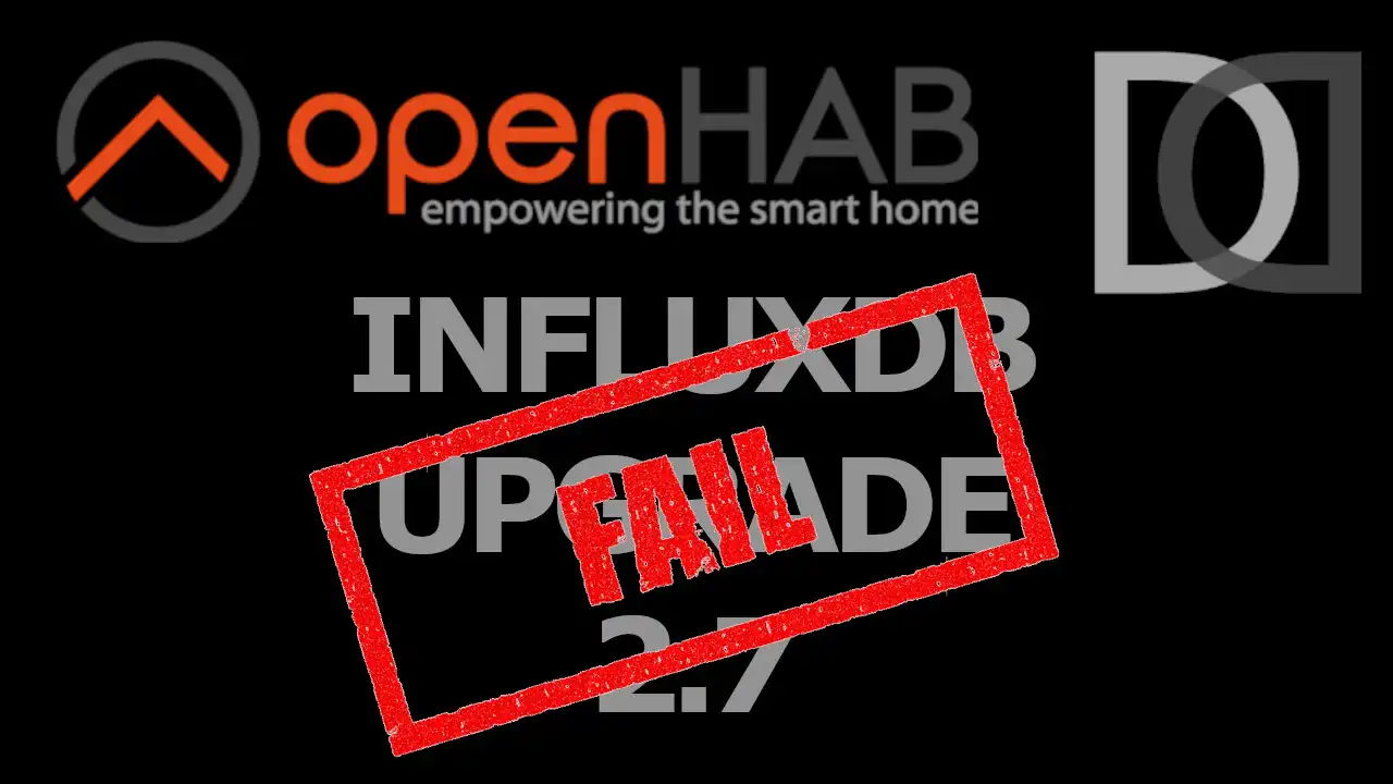 OpenHAB 4 - Upgrade to INFLUXDB 2.7, change of program - Home Automation System