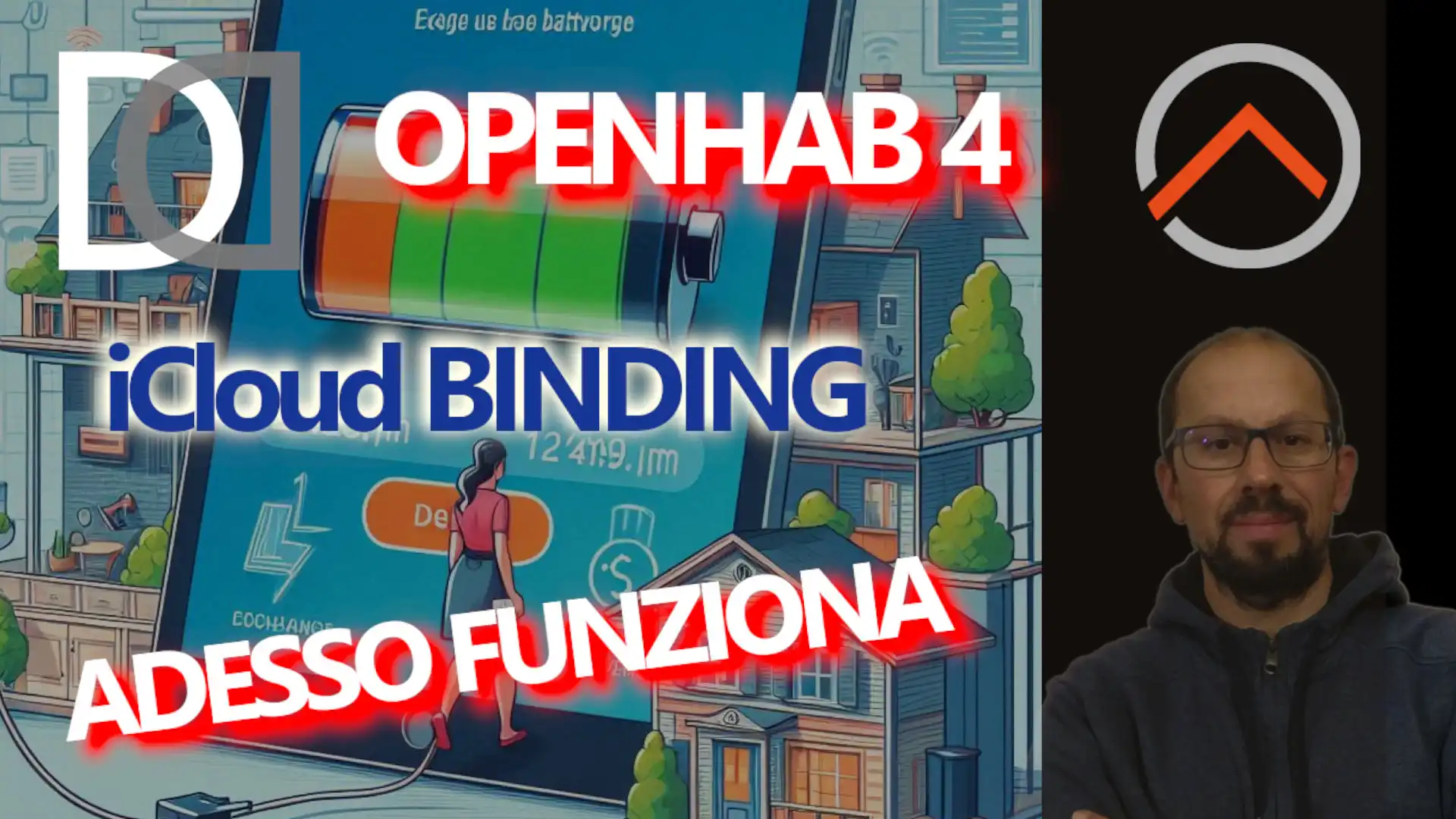 OPENHAB 4: ICLOUD binding and IPAD BATTERY. Now it's WORKING - VIDEO
