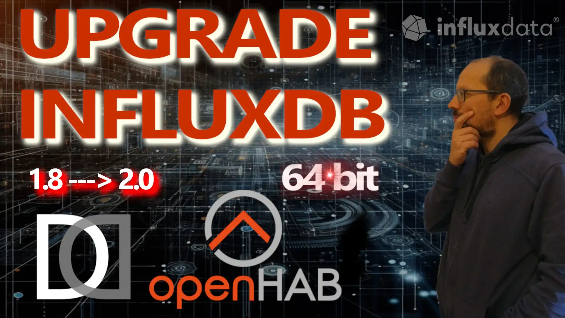 OPENHAB 4: INFLUXDB upgrade from v. 1.8 to v. 2 on RASPBERRY PI 4 with 64 bit OS - VIDEO
