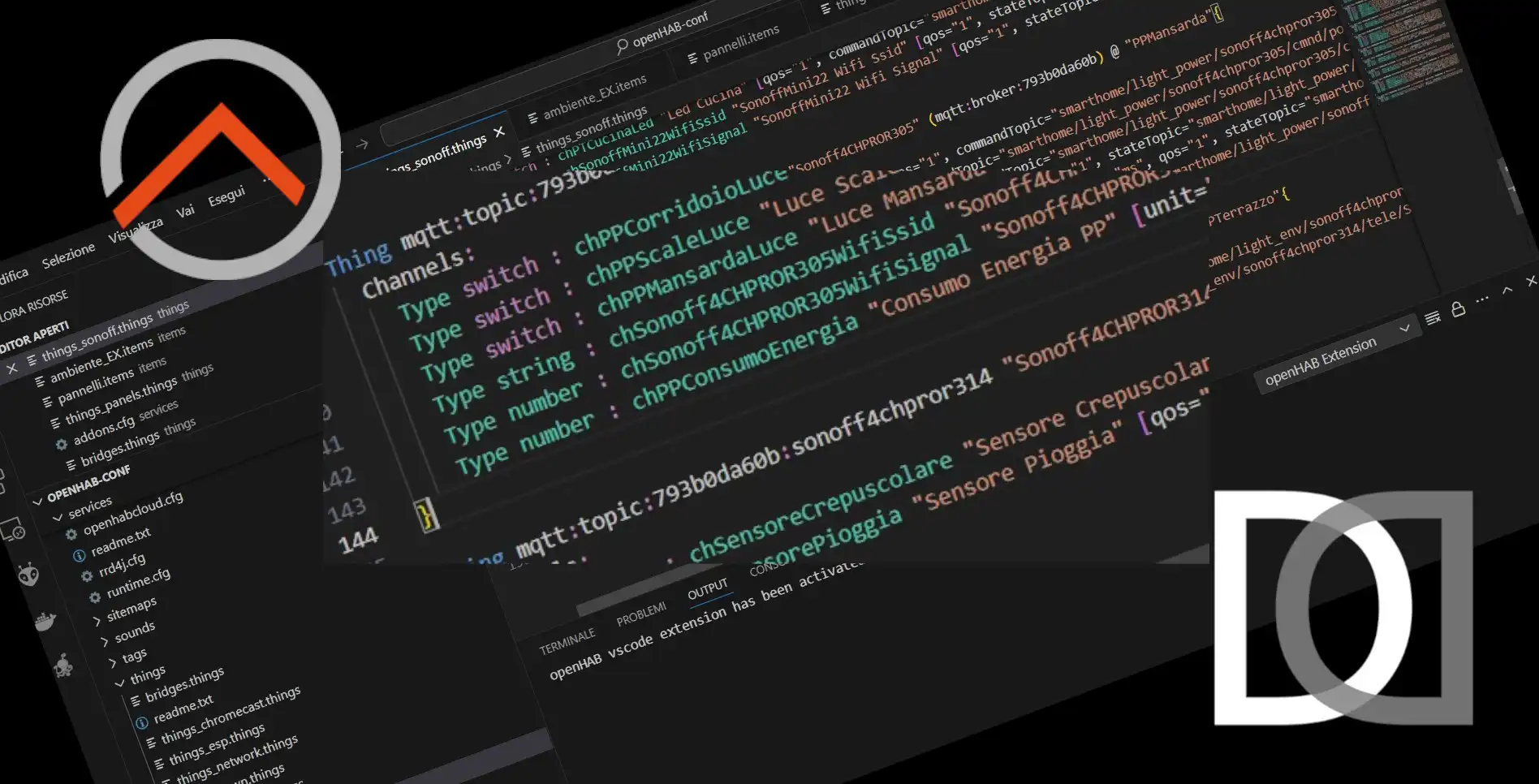 OPENHAB 4: Parte 2 - Integro i miei sensori crepuscolari e pioggia con MQTT e TASMOTA - VIDEO