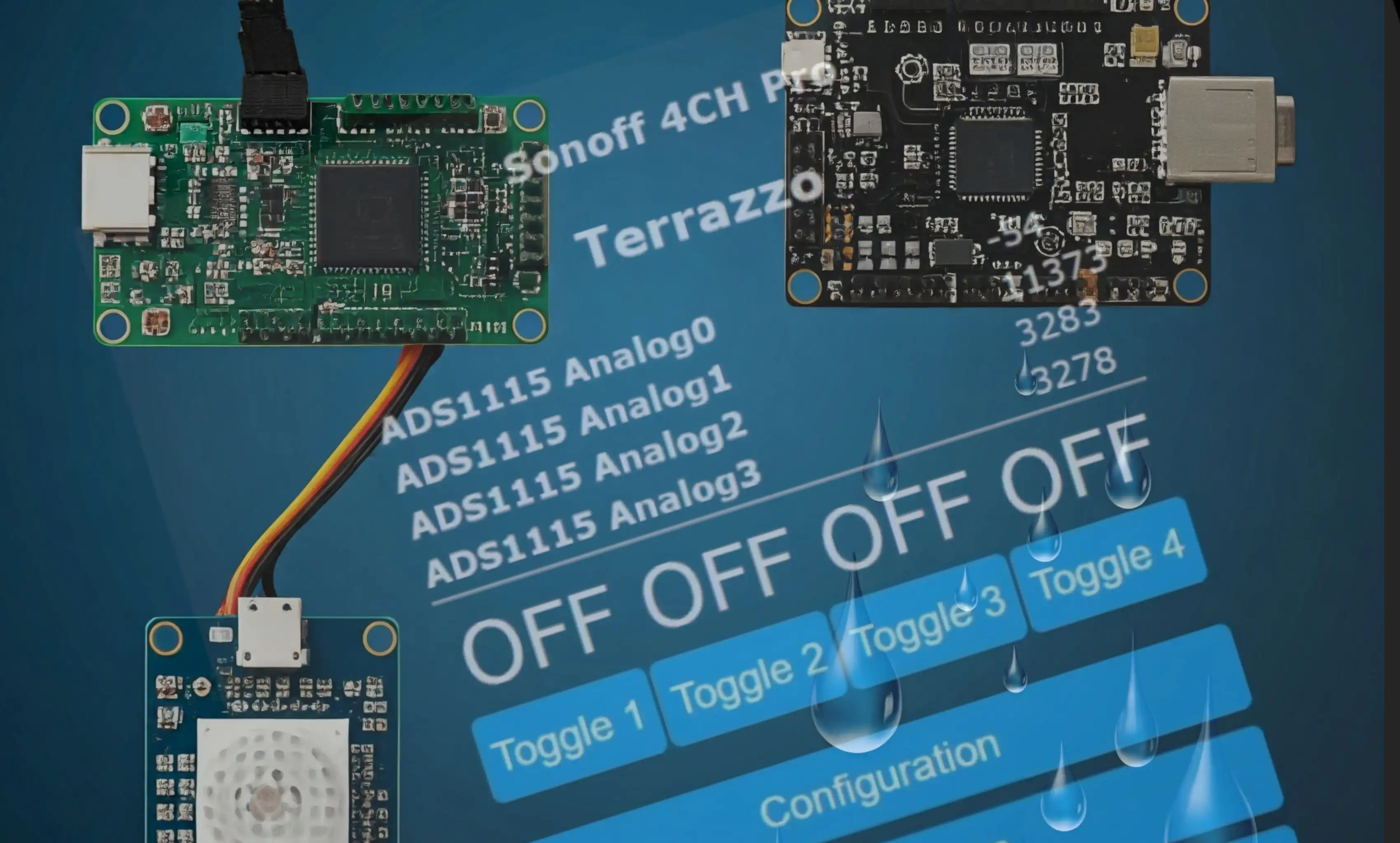 OPENHAB 4: Read analog sensor data (light, rain) with TASMOTA, SONOFF 4CH and ADS1115 - VIDEO