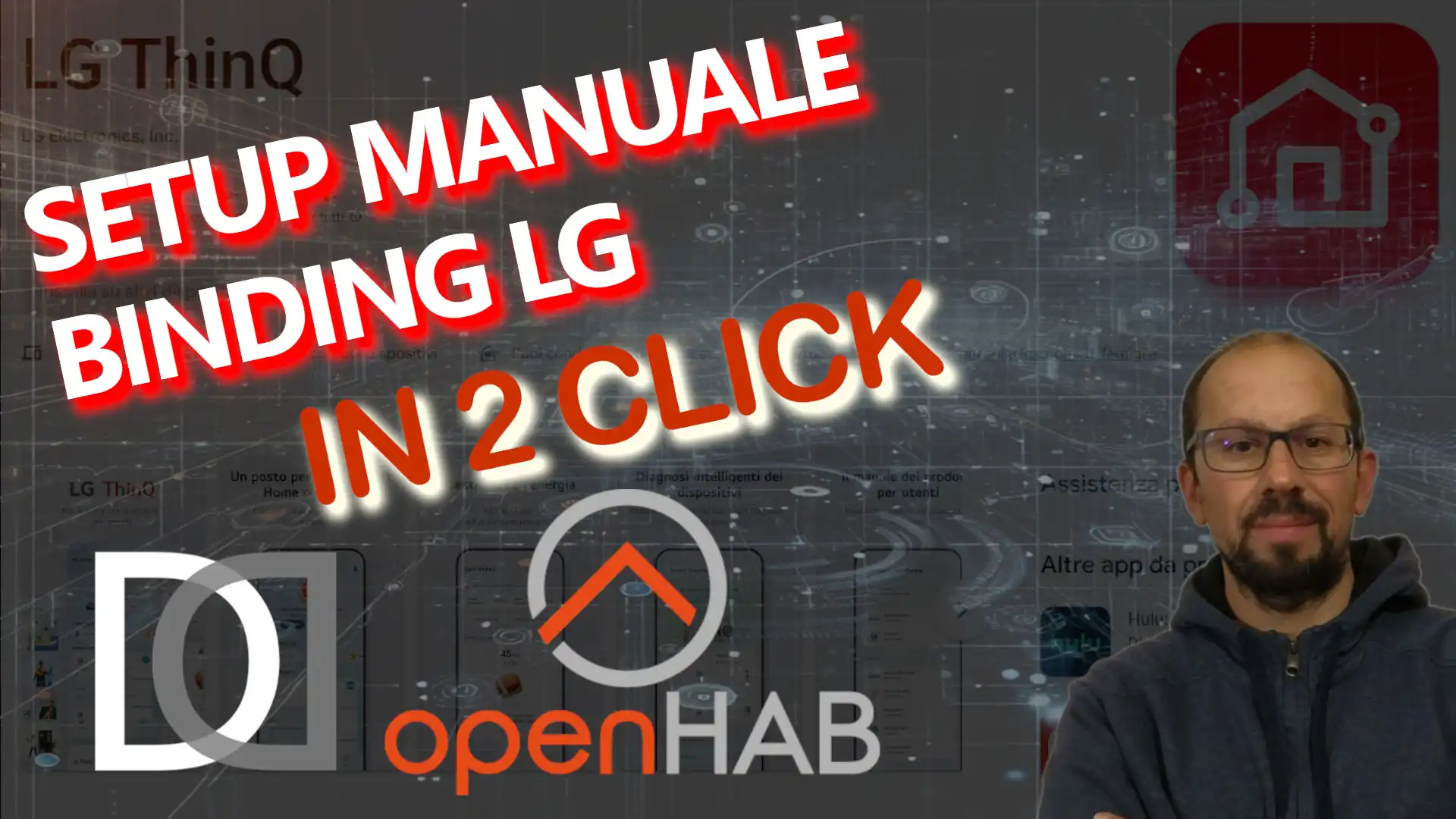 OPENHAB 4: Installazione manuale del Binding LG THINQ per gli elettrodomestici LG - VIDEO
