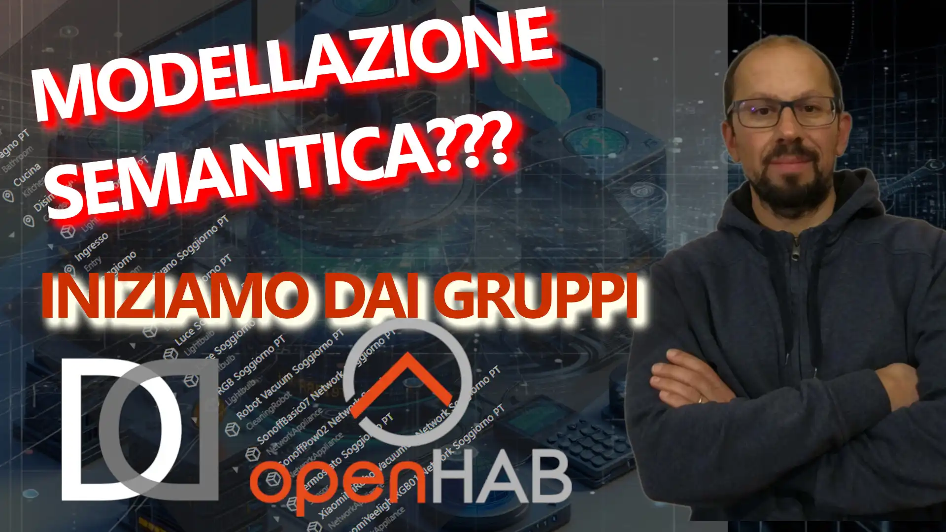 OPENHAB in PILLOLE: 17. I gruppi - Le basi della modellazione SEMANTICA - VIDEO