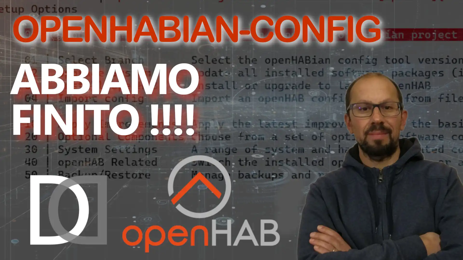 OPENHAB in PILLOLE - 8. OpenHABian - Completo la configurazione iniziale - VIDEO