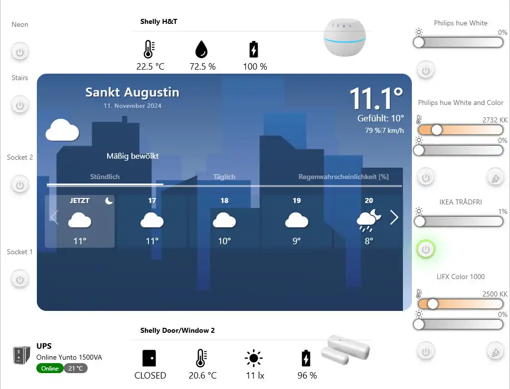OPENHAB in PILLOLE: 47. FIXED LAYOUT PAGE - La migliore interfaccia per pannelli di controllo a muro - VIDEO