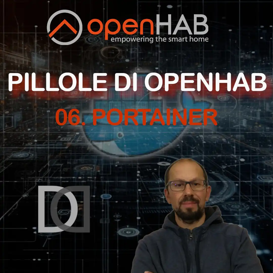 OPENHAB in a NUTSHELL: 6. PORTAINER installation on Raspberry PI - VIDEO