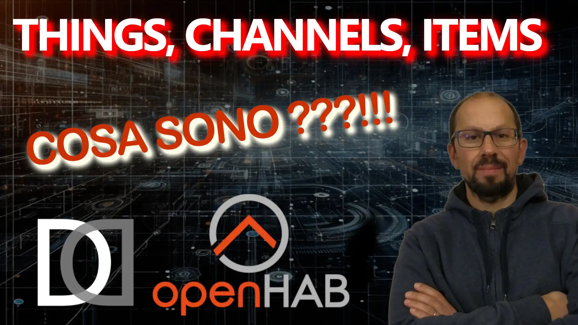 OPENHAB in a NUTSHELL: Things, Channels, Items - Design theory - VIDEO