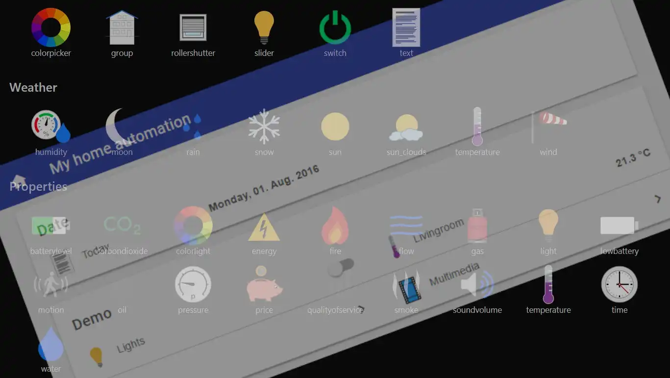 OPENHAB in a NUTSHELL: 32. SITEMAP Part 3 - Playing with COLOR and ICONS thanks to dynamic properties - VIDEO