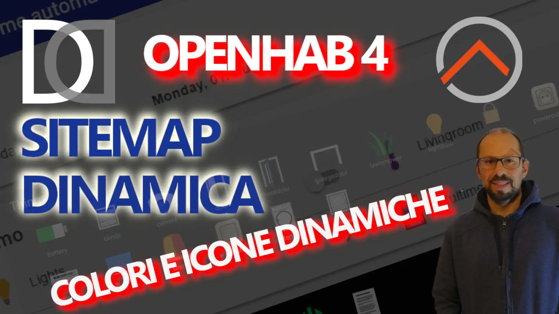 OPENHAB in a NUTSHELL: 32. SITEMAP Part 3 - Playing with COLOR and ICONS thanks to dynamic properties - VIDEO