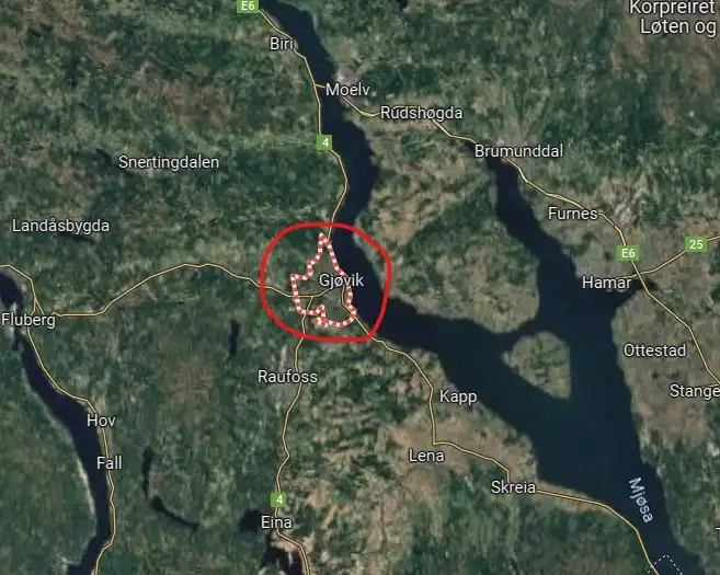 Norvegia 2024 - Giorno 2 - Da OSLO a LESJA - Laghi, pioggia e Stavkirke