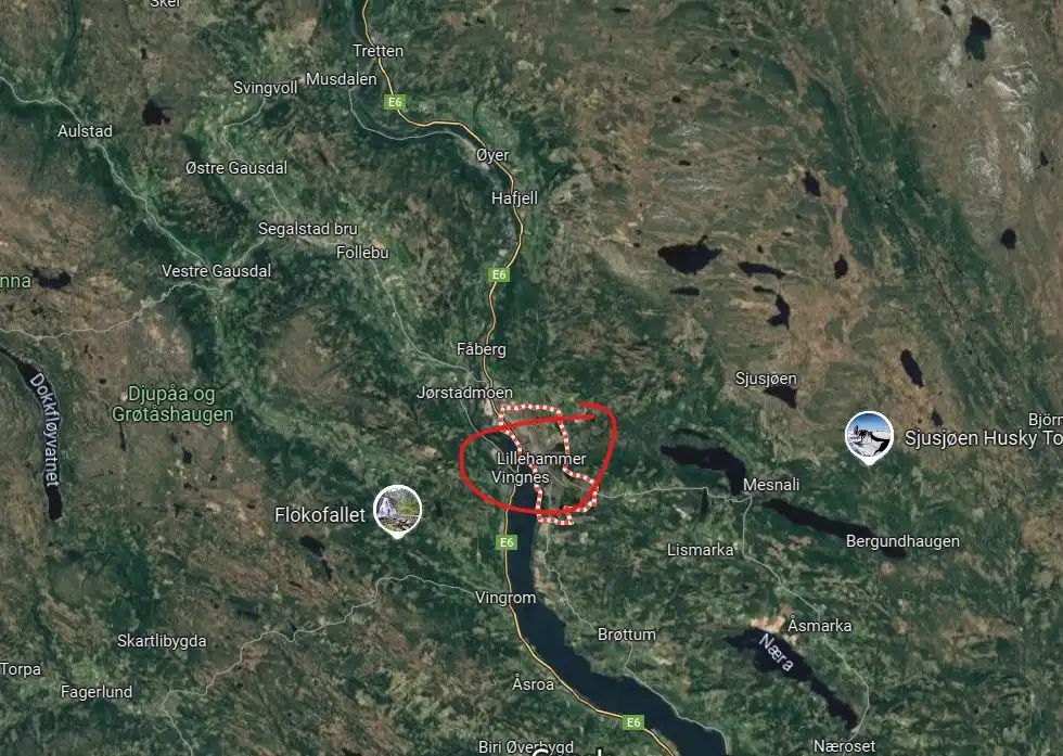 Norvegia 2024 - Giorno 2 - Da OSLO a LESJA - Laghi, pioggia e Stavkirke