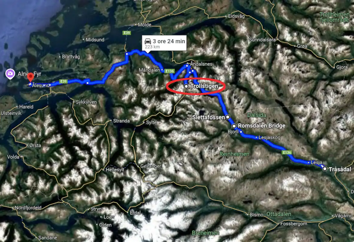Norvegia 2024 - Giorno 3 - Il racconto - Sulla strada dei TROLLS (Trollstigen), destinazione ALESUND
