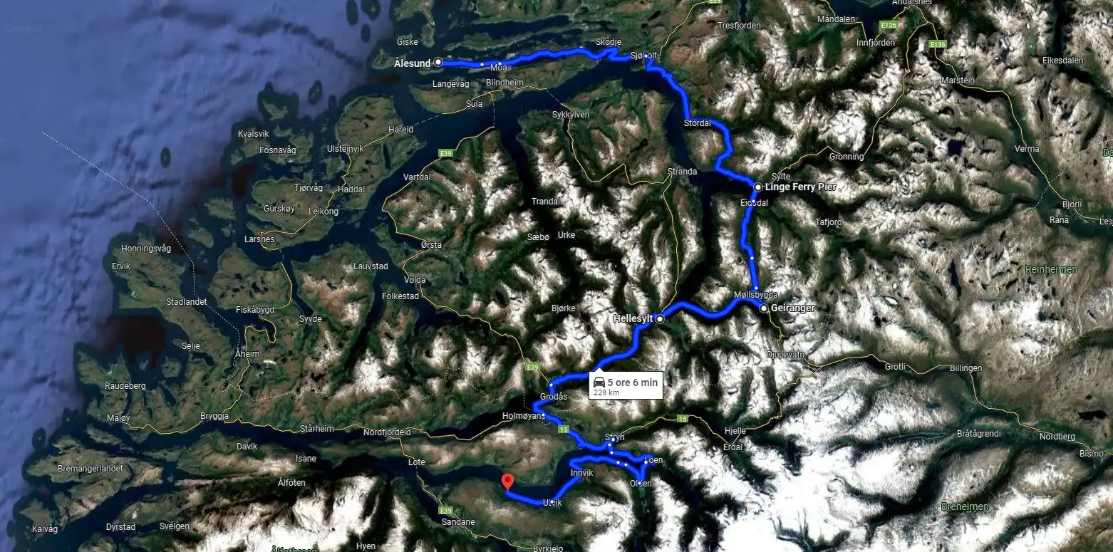 Norvegia 2024 - Giorno 4 - Da ALESUND a UTVIK, passando per il magnifico fiordo di GEIRANGER