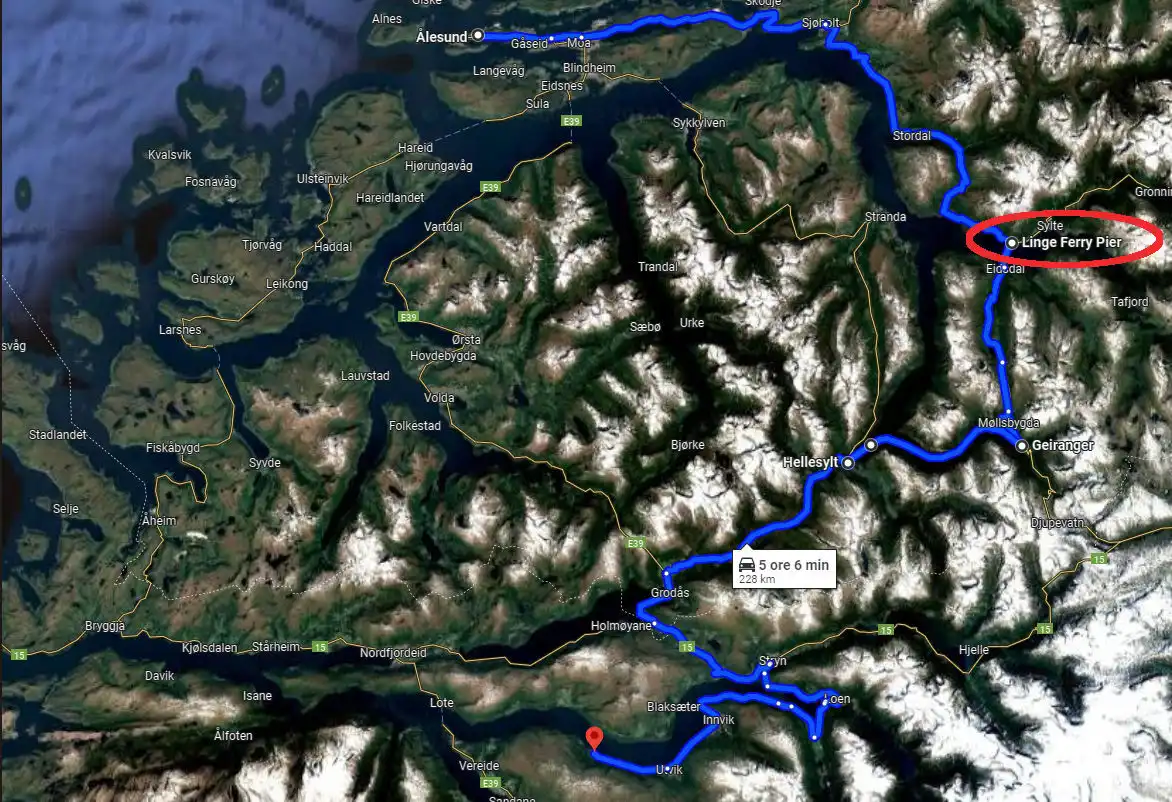 Norvegia 2024 - Giorno 4 - Da ALESUND a UTVIK, passando per il magnifico fiordo di GEIRANGER