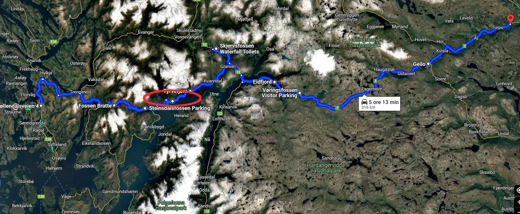 Norvegia 2024 - Giorno 7 - Il racconto - Da BERGEN a GOL, in mezzo a cascate e panorami mozzafiato