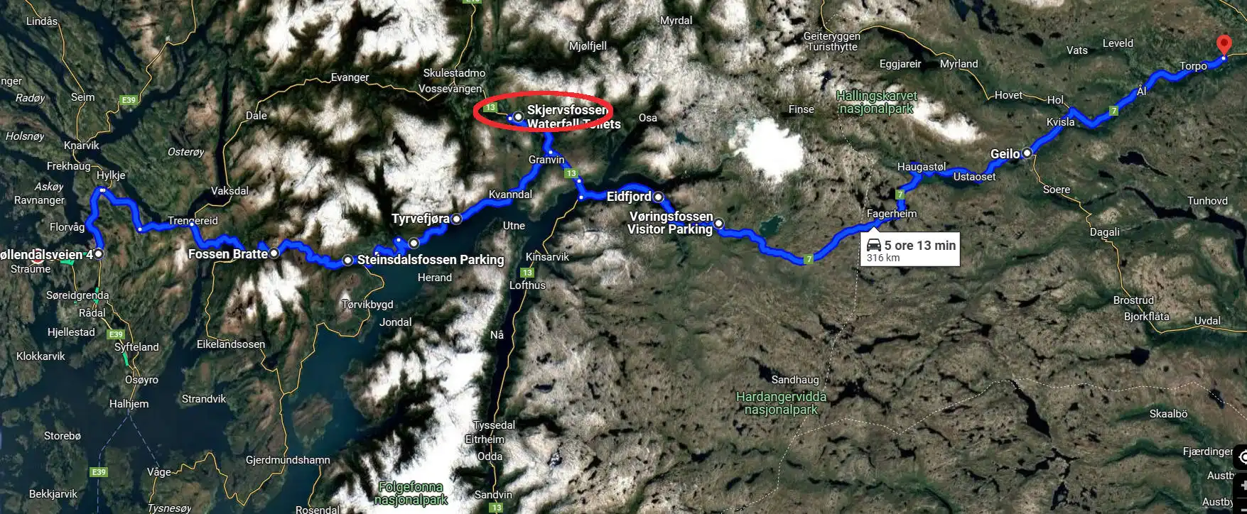 Norvegia 2024 - Giorno 7 - Il racconto - Da BERGEN a GOL, in mezzo a cascate e panorami mozzafiato