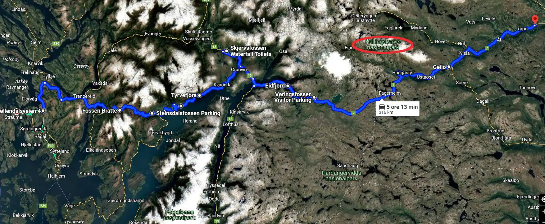 Norvegia 2024 - Giorno 7 - Il racconto - Da BERGEN a GOL, in mezzo a cascate e panorami mozzafiato
