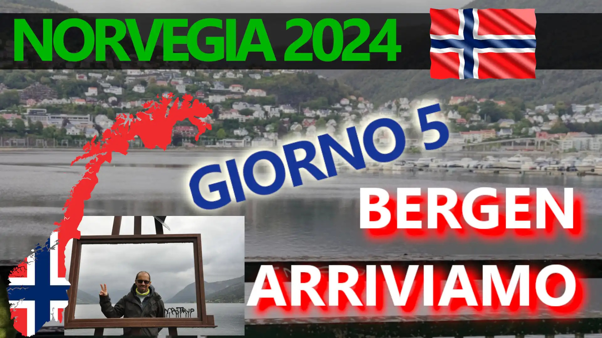 NORVEGIA 2024 - VLOG - Giorno 5 - BERGEN arriviamo - ROAD TRIP Video
