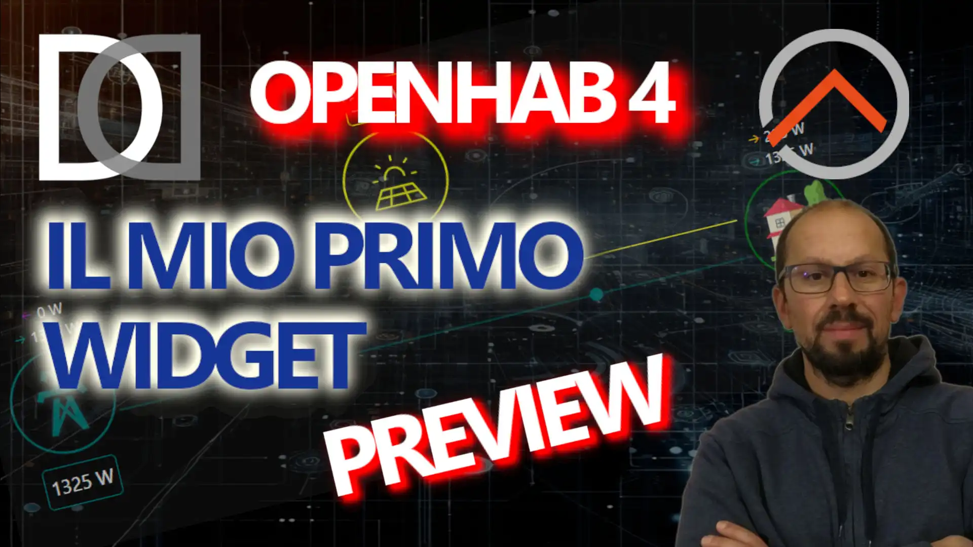 OPENHAB 4 - ENERGY WIDGET Preview, my first personal WIDGET - VIDEO