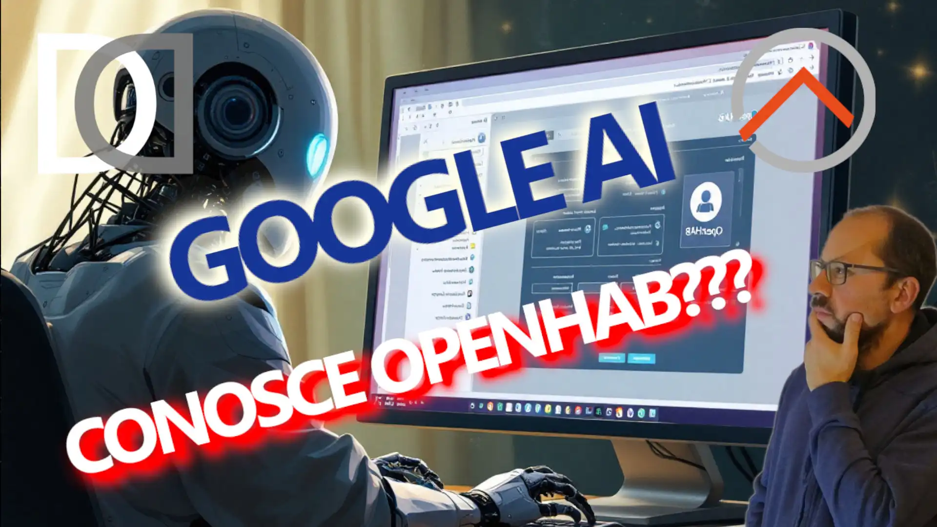 OPENHAB e GOOGLE AI - Mi faccio aiutare da GEMINI a creare una rule - VIDEO divertente