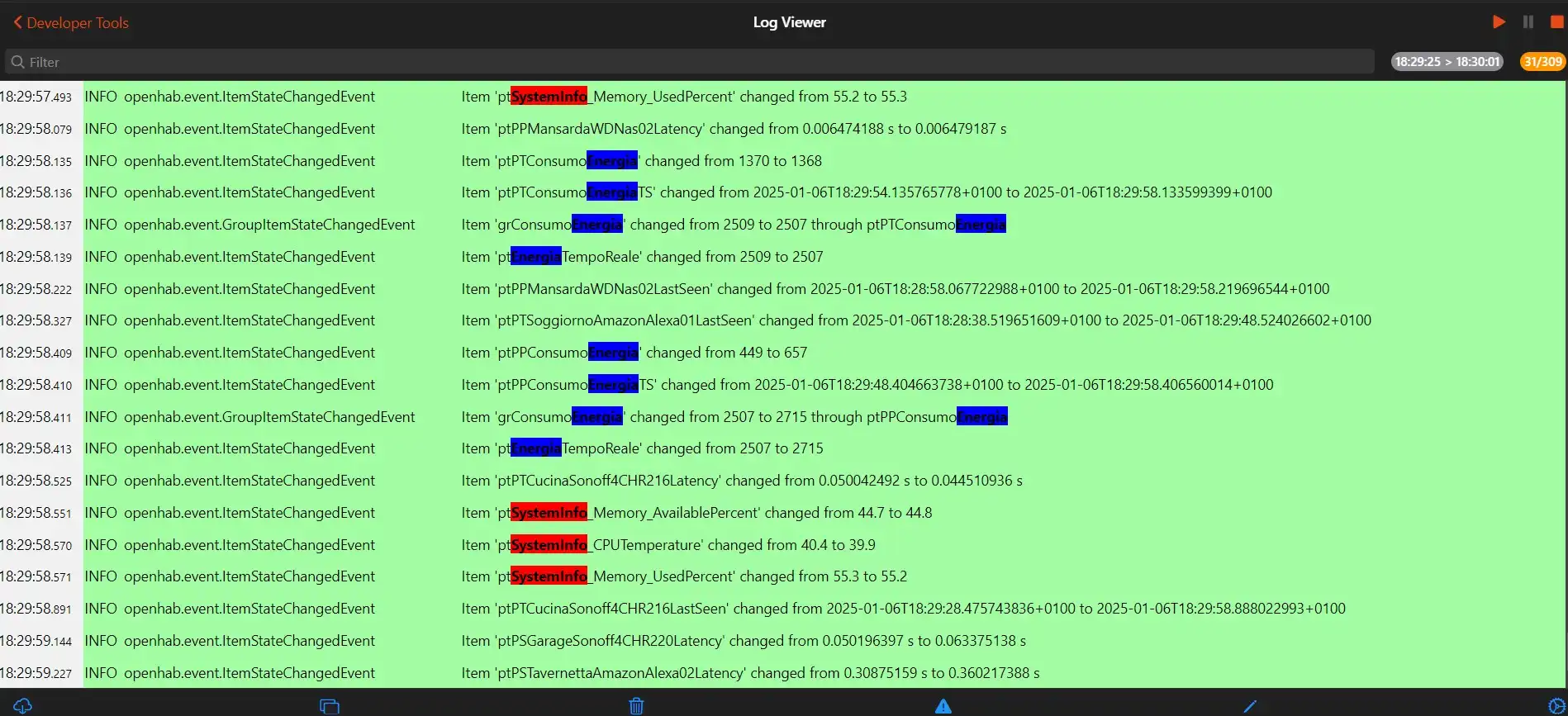 OPENHAB 4: Ho provato il nuovo LOG VIEWER della versione 4.3. SEMPLICE e POTENTE - VIDEO