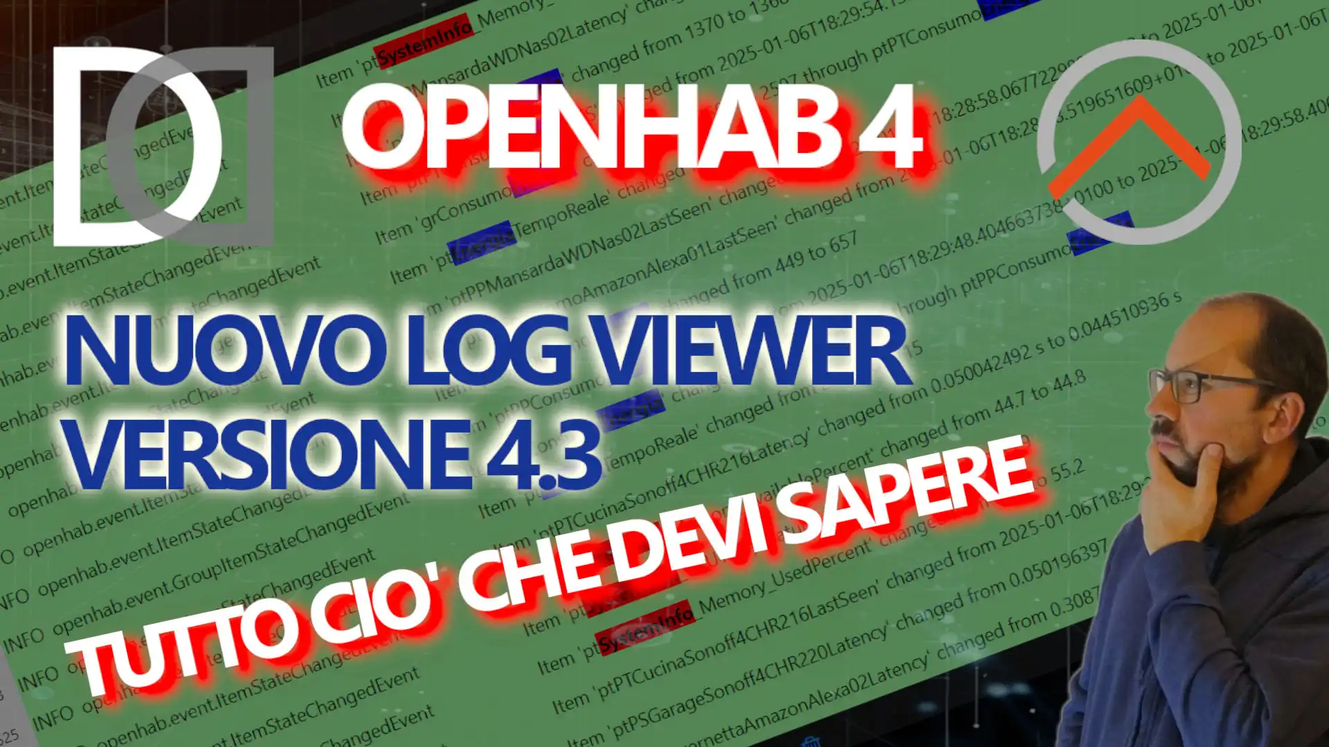OPENHAB 4: Ho provato il nuovo LOG VIEWER della versione 4.3. SEMPLICE e POTENTE - VIDEO