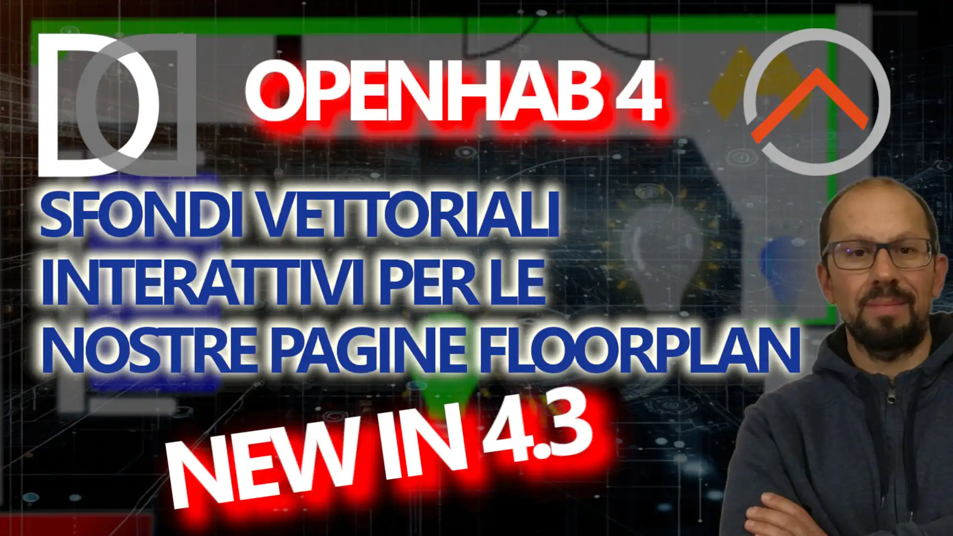 OPENHAB 4: New in version 4.3 - create FLOORPLAN pages using INTERACTIVE SVG Backgrounds - VIDEO