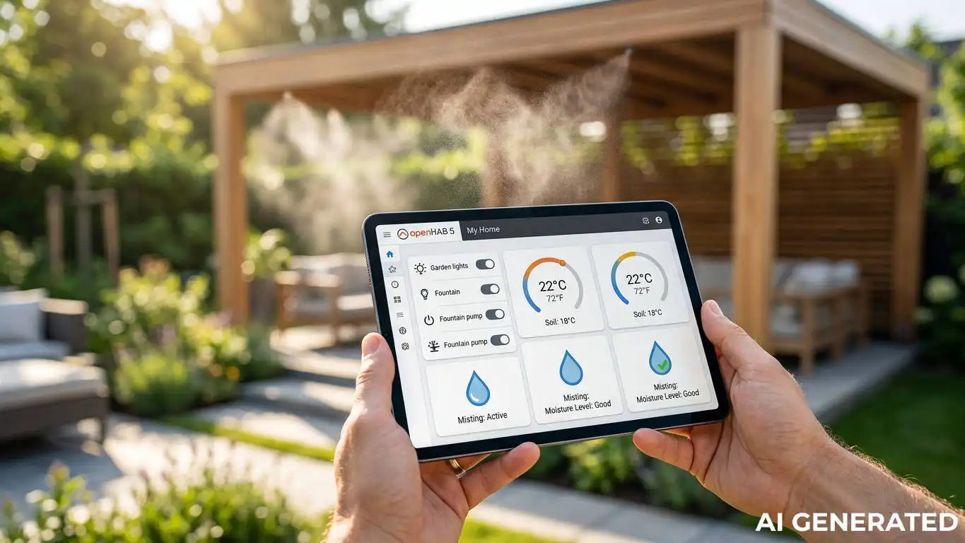 OPENHAB 5 - Garden Automation: Smart Mosquito Repellent System with MQTT and Sonoff - VIDEO