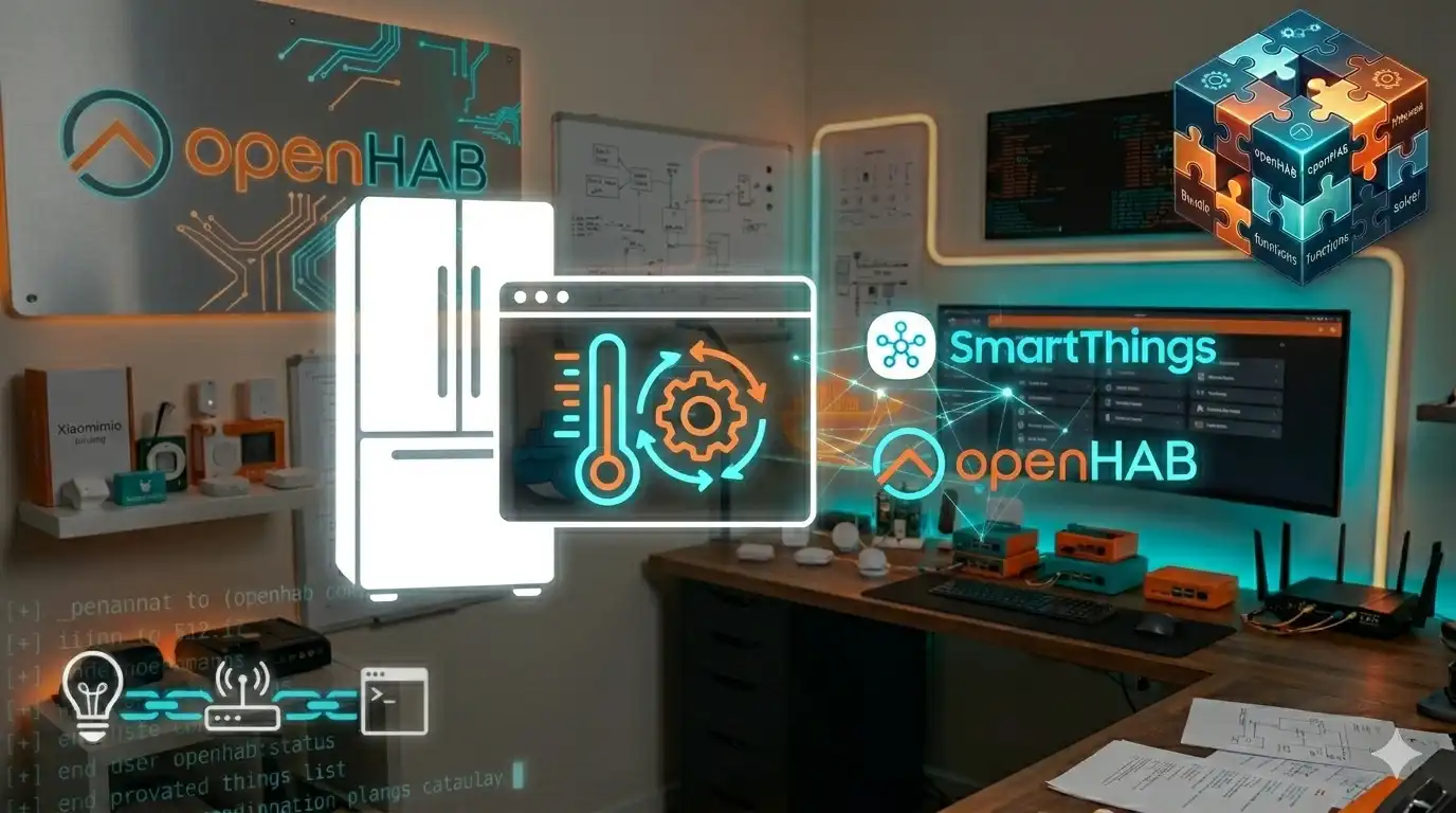 OpenHAB 5: con il nuovo frigo SAMSUNG ho deciso di aggiornare la mia integrazione SMARTTHINGS - VIDEO