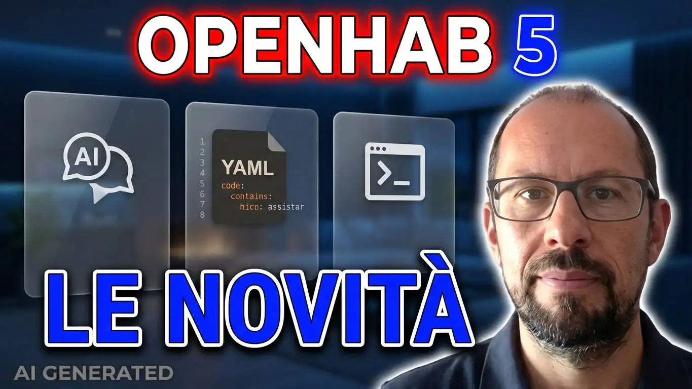 OPENHAB 5.2: arrivano l'Intelligenza Artificiale e il supporto YAML! - VIDEO