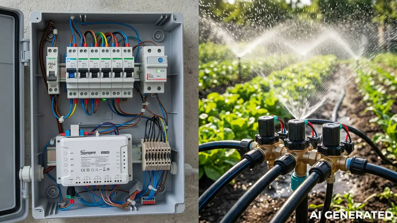 OPENHAB 5 - Impianto di Irrigazione Smart con SONOFF 4CH e Tasmota - VIDEO