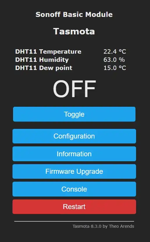 Home Automation System - Misuriamo la temperatura con il SONOFF mini - Collegamenti hardware