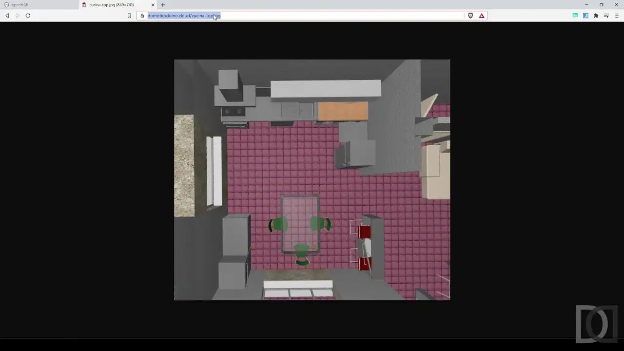 Home Automation System - OpenHAB 3 - 10. Floorplan interattivi