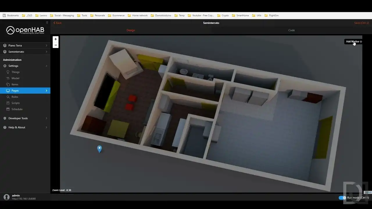 Home Automation System - OpenHAB 3 Migration - 47. Let's create a Floorplan page step by step Part 1