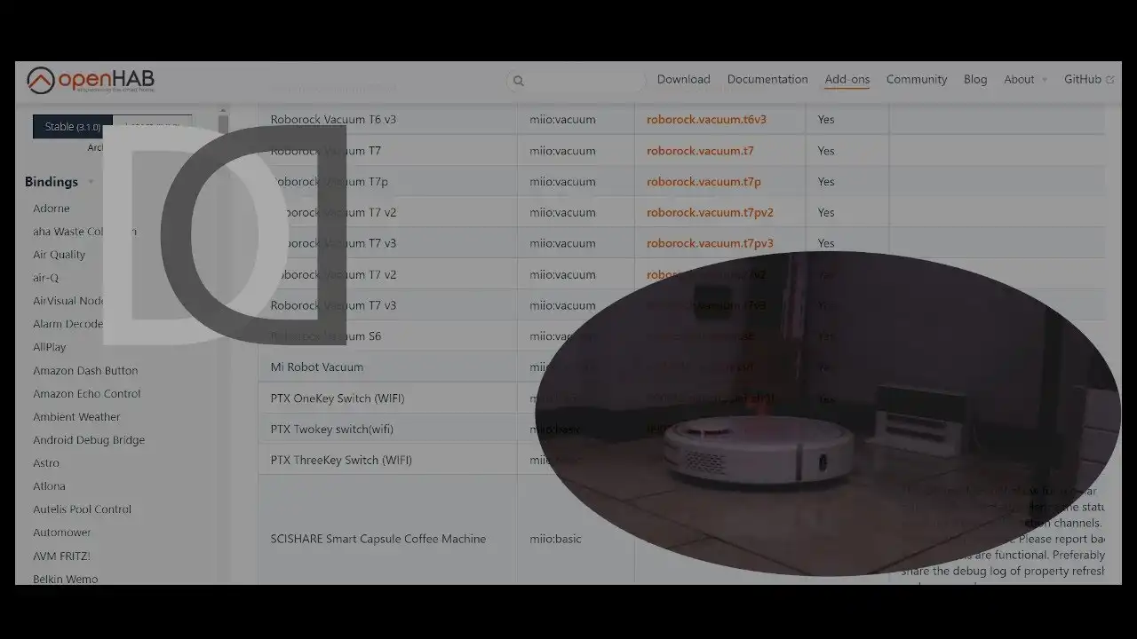 Home Automation System - OpenHAB 3 Migration - 25. Xiaomi Mi Robot Vacuum integration Part 2