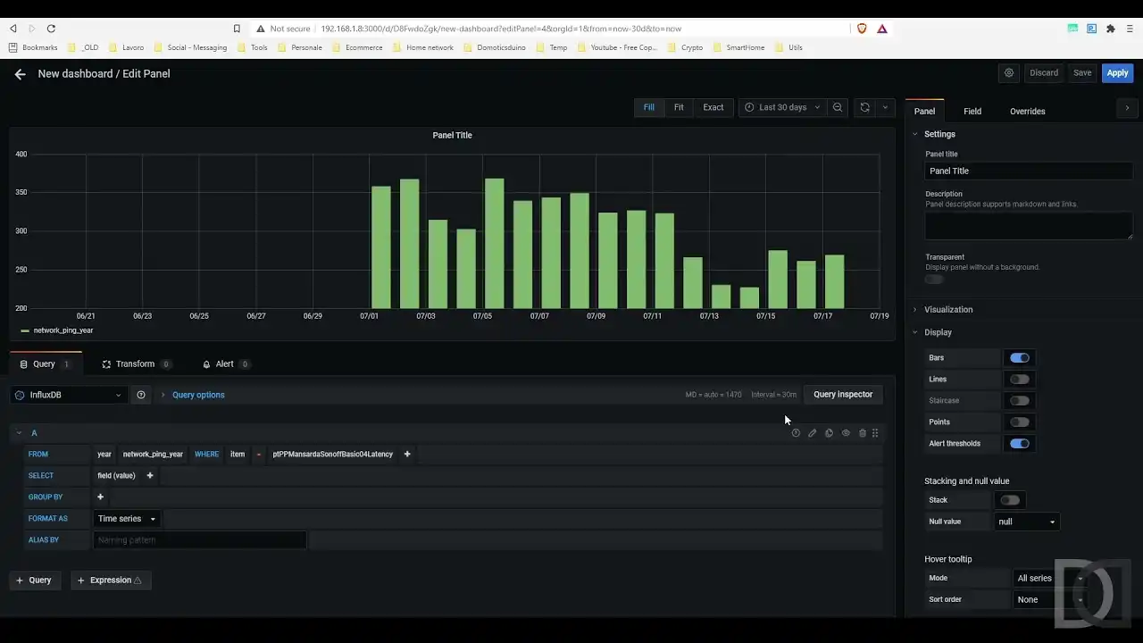 Home Automation System - Migrazione OpenHAB 3 - 18. Controllo della rete con rule - Parte 3