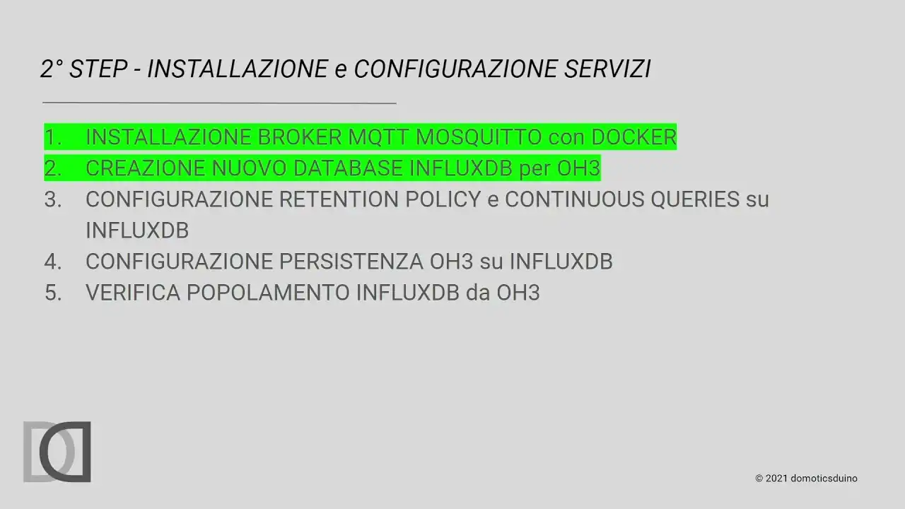 Home Automation System - Migrazione OpenHAB 3 - 06. Retention Policy su InfluxDB