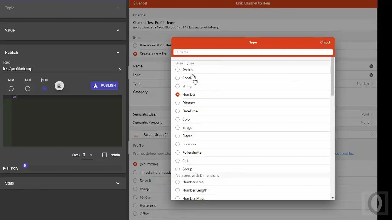 Home Automation System - OpenHAB 3 - 27. The profiles, a nice and useful feature